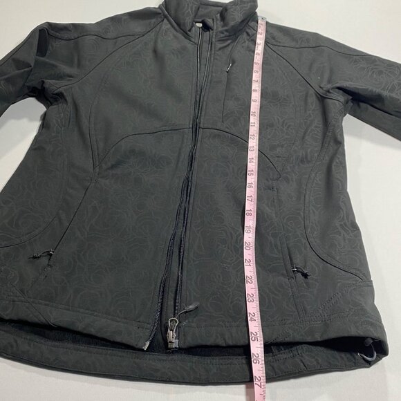 Womens Outdoor Jacket Large Dark Gray Full-Zip - Picture 7 of 12